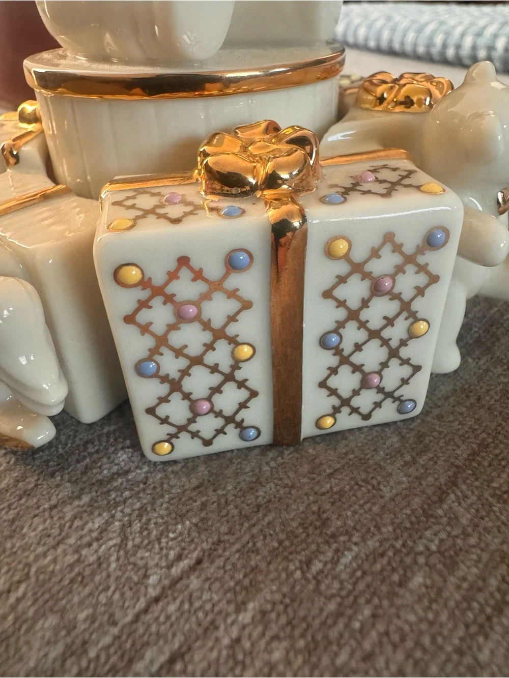 Lenox CHINA JEWELS™ MUSICAL FIGURINE BABY BLOCKS 